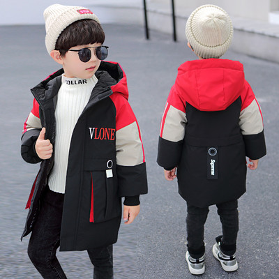 Χειμερινό μπουφάν για αγόρια μεσαίου μήκους