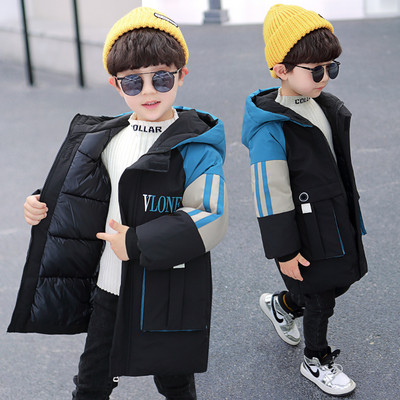 Χειμερινό μπουφάν για αγόρια μεσαίου μήκους