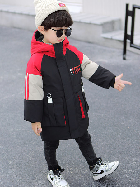 Χειμερινό μπουφάν για αγόρια μεσαίου μήκους