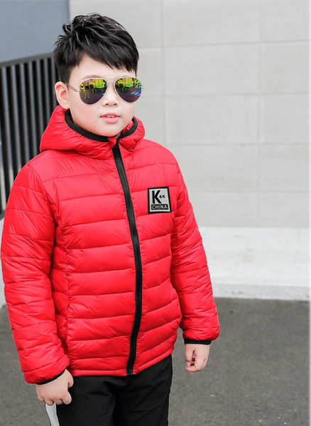 Φθινοπωρινό παιδικό μπουφάν με κουκούλα για αγόρια