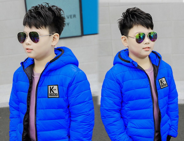 Φθινοπωρινό παιδικό μπουφάν με κουκούλα για αγόρια