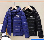 Ελαφρύ μπουφάν για αγόρια με κουκούλα - μεγάλο μέγεθος