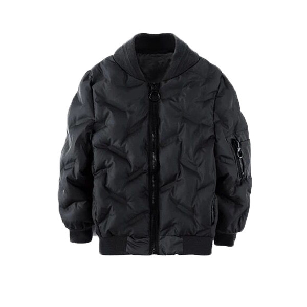 Jesensko-zimska jakna za dječake, kratki model bez kapuljače