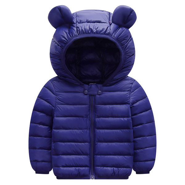 Παιδικό casual μπουφάν με 3D στοιχείο - πολλά χρώματα