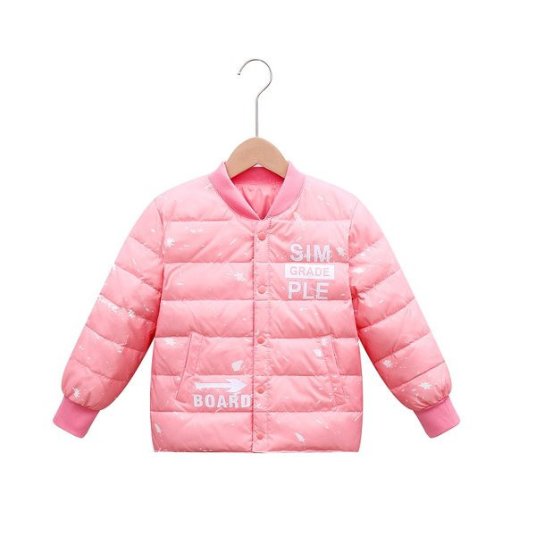 Παιδικό μπουφάν χωρίς κουκούλα σε τέσσερα χρώματα