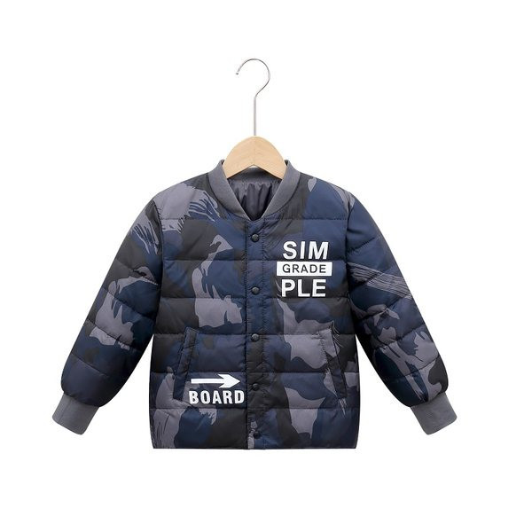 Παιδικό μπουφάν χωρίς κουκούλα σε τέσσερα χρώματα