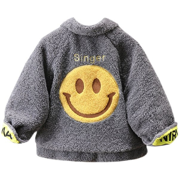 Παιδικό πουπουλένιο μπουφάν με απλικέ με κουμπιά