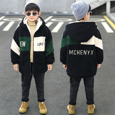 Φθινοπωρινό-χειμωνιάτικο μπουφάν για αγόρια με ζεστή φόδρα