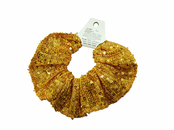 Аксесоар за коса/ръка,Скрънчи,дантела с пайети,различни цветове