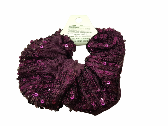 Аксесоар за коса/ръка,Скрънчи,дантела с пайети,различни цветове