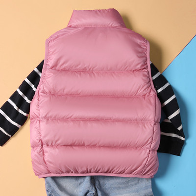 Детски ежедневен елек за момичета и момчета без качулка