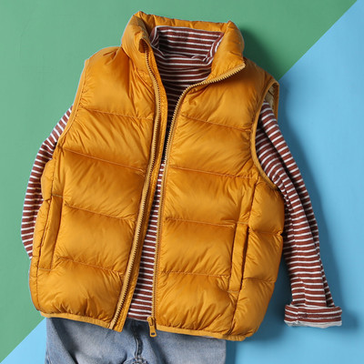 Детски ежедневен елек за момичета и момчета без качулка