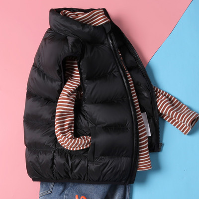 Детски ежедневен елек за момичета и момчета без качулка