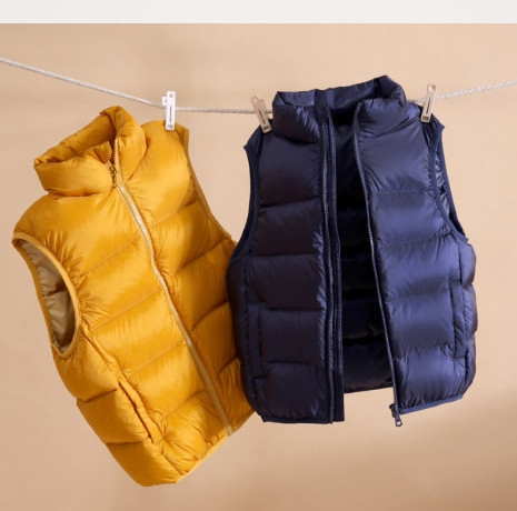 Детски ежедневен елек за момичета и момчета без качулка