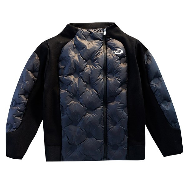 Нов модел детско яке за момчета с надпис в черен цвят