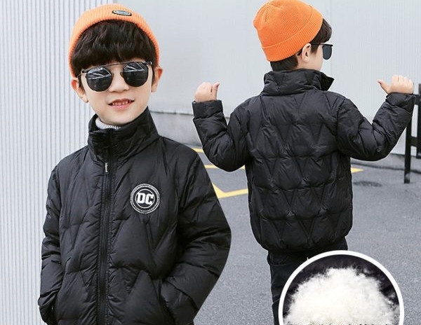 Олекотено яке за момчета с цип