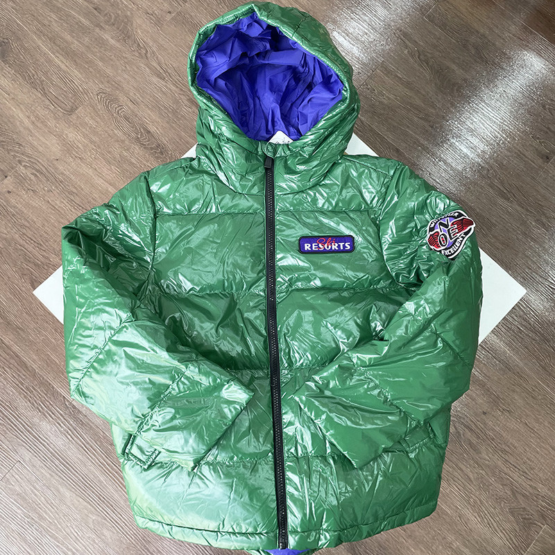 Нов модел детско яке с емблема и качулка за момчета