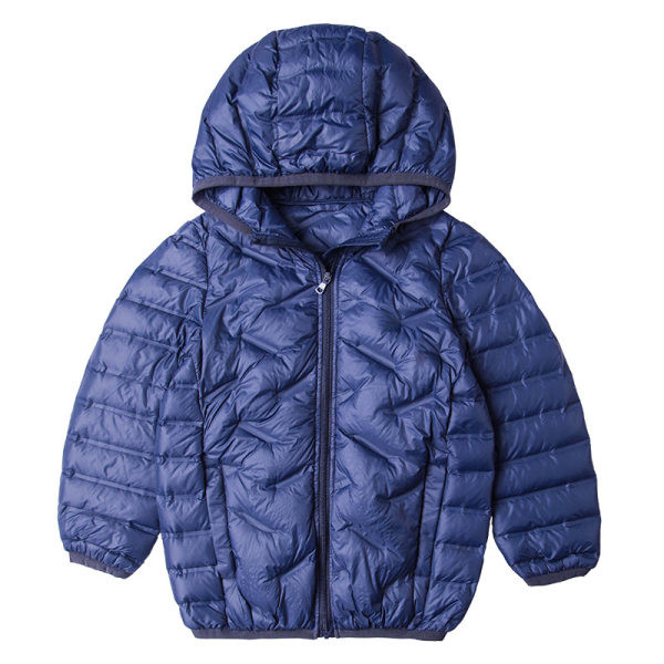 Олекотено есенно-зимно яке за момче с качулка