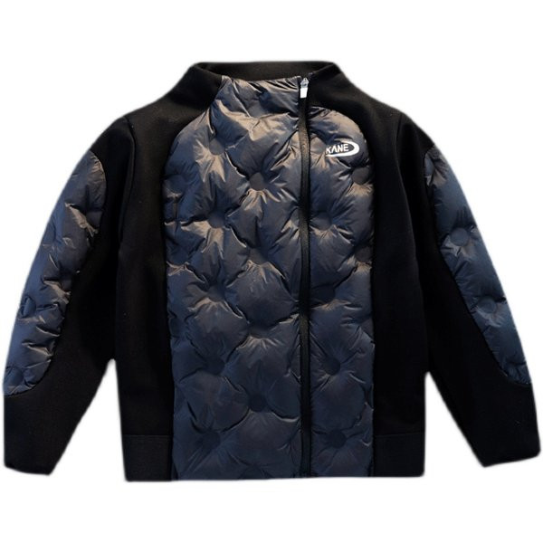 Детско олекотено яке за есента и зимата, капитонирано без качулка 