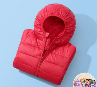 Нов модел детско олекотени яке с качулка-подходящо за момичета и момчета