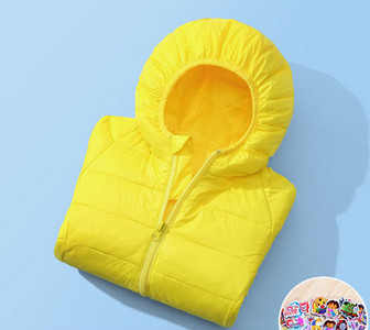 Нов модел детско олекотени яке с качулка-подходящо за момичета и момчета