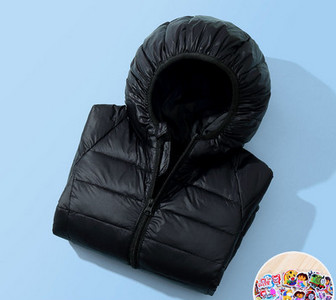 Нов модел детско олекотени яке с качулка-подходящо за момичета и момчета