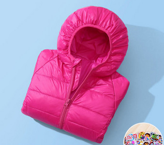 Нов модел детско олекотени яке с качулка-подходящо за момичета и момчета