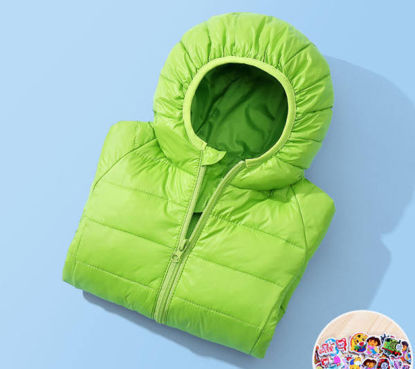Нов модел детско олекотени яке с качулка-подходящо за момичета и момчета