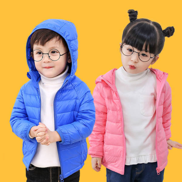 Нов модел детско олекотени яке с качулка-подходящо за момичета и момчета