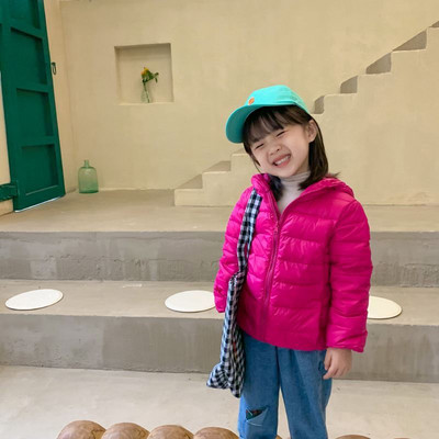 Ежедневно детско яке с качулка и цип