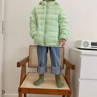 Ежедневно детско яке с качулка и цип