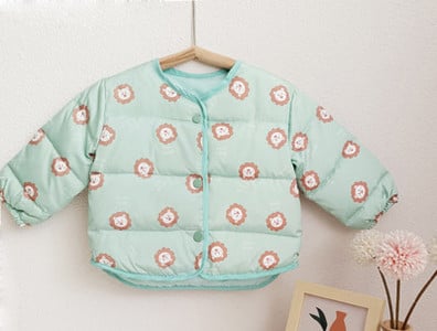 Есенно-зимно яке за момичета и момчета с различни апликации