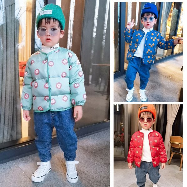 Есенно-зимно яке за момичета и момчета с различни апликации