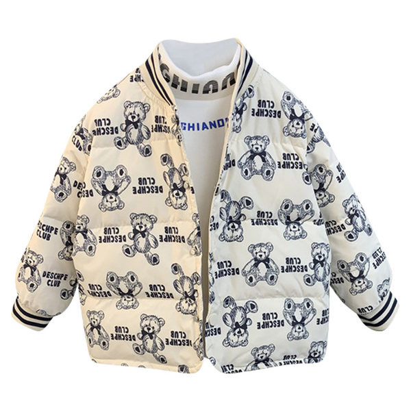 Детско яке за момчета и момичета с апликация мече