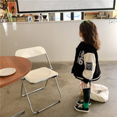 Ежедневно детско яке с надписи и копчета