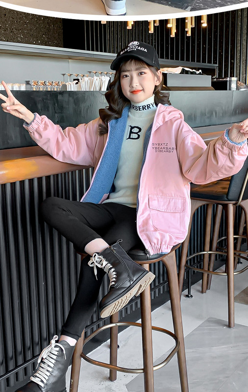 Ежедневно детско яке за момичета-два модела