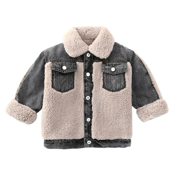 Детско есенно-зимно яке за момчета и момичета с топла подплата