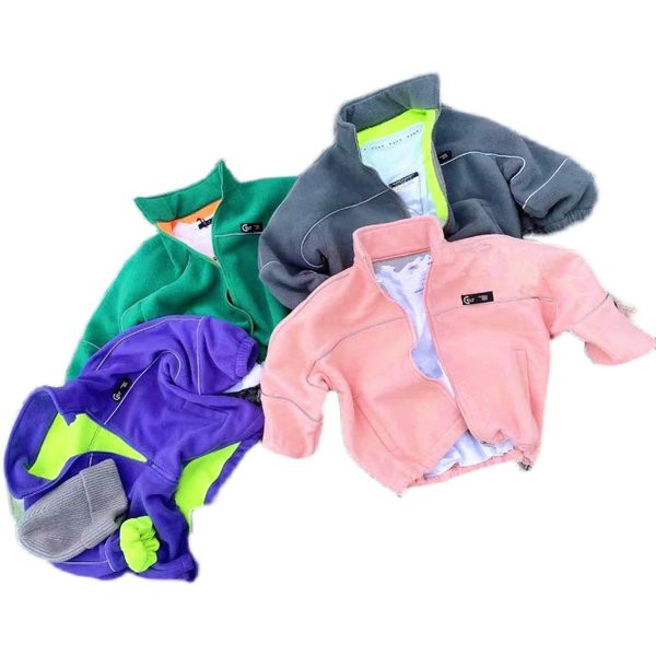 Детско есенно яке от полар за момичета