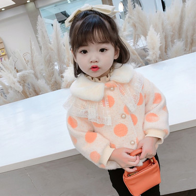 Нов модел детско подплатено яке с копчета и класическа яка 