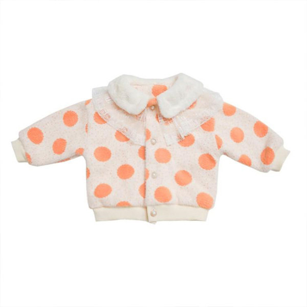 Нов модел детско подплатено яке с копчета и класическа яка 