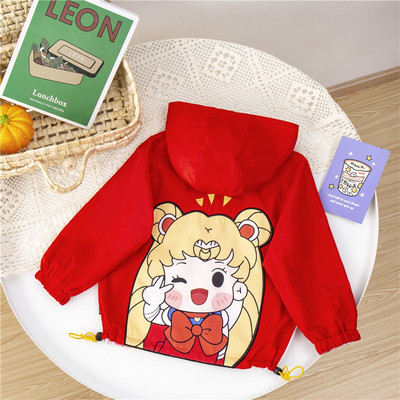 Ежедневно детско яке с апликация за момичета и момчета