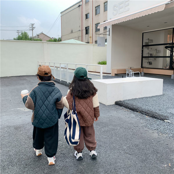 Детско зимно яке за момчета и момичета - пухено