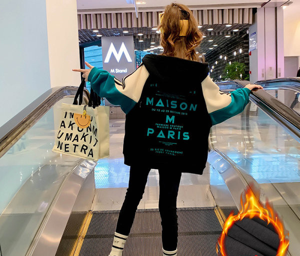 Детски суичър за момичета - широк модел