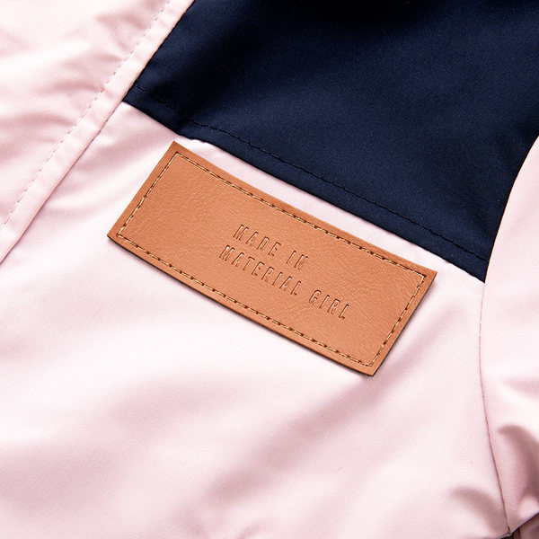 Нов модел детско подплатено яке за момичета с качулка 