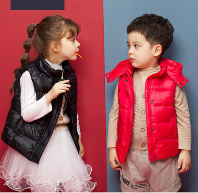 Ежедневен детски елек за момчета и момичета няколко цвята с качулка 