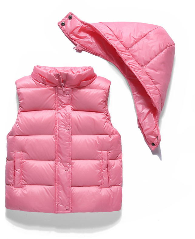 Ежедневен детски елек за момчета и момичета няколко цвята с качулка 