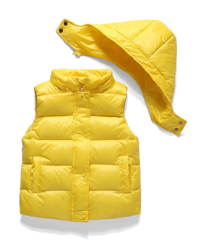 Ежедневен детски елек за момчета и момичета няколко цвята с качулка 