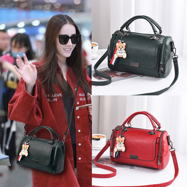 Moderna ženska torba od eko kože sa džepom sa strane