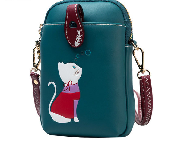 Ежедневна чанта от еко кожа с апликация