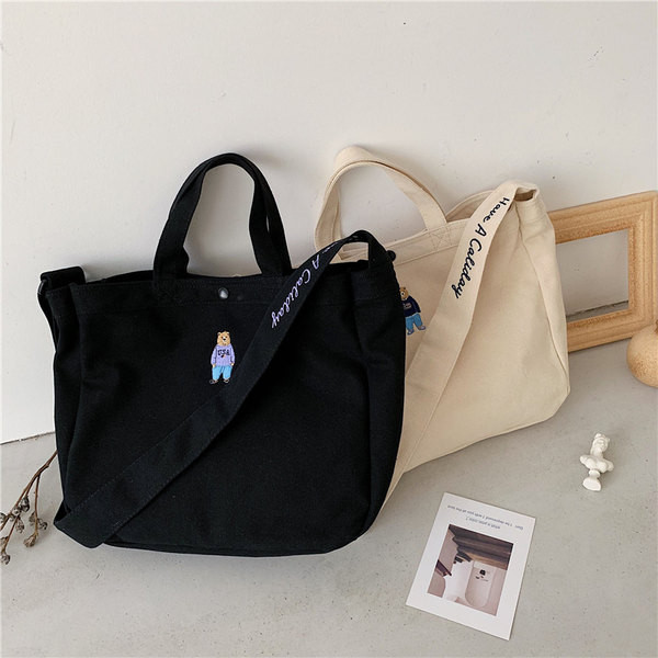 Dnevna ženska platnena torba preko ramena